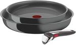 Tefal Ingenio Renew Pfannen-Set, 3-teilig, 24/28 cm, abnehmbarer Griff, Induktion,