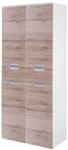 Schildmeyer Hochschrank Rilana 700863, wei&szlig; glanz / eiche sanremo Dekor, 159 x...