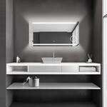 Talos King Badspiegel mit Beleuchtung &ndash; LED Badezimmerspiegel 120x60 cm &ndash;