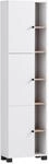 Schildmeyer Lugo Hochschrank 157483, Kreidewei&szlig;/Wildeiche Dekor, 44,9 x 23,4 x...