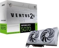 MSI GeForce RTX 5070 12G Ventus 2X OC White - 12GB GDDR7 (28Gbps/192-bit), PCIe 5,