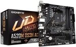 GIGABYTE A520M DS3H AC Mainboard - AMD Ryzen 5000 Serie CPUs, 5+3 Phasen VRM, bis zu
