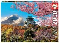 Educa - Puzzle 2000 Teile f&uuml;r Erwachsene | Burg Osaka, 2000 Teile Puzzle f&uuml;r