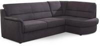 Cavadore Ecksofa Paris mit Federkern / Kleines L-Sofa mit Vorziehsitz, Bettkasten und