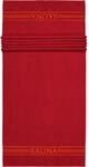 frottana Sauna &ndash; Saunatuch mit Bord&uuml;re 80 x 200 cm aus 100% Baumwolle, ruby