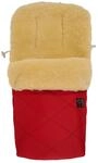 Lammfell Fu&szlig;sack Natura, red