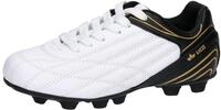 Lico Jungen Soccer Champ Fu&szlig;ballschuhe, Weiss Schwarz Gold, 35 EU