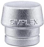 Simplex Einsatz, Weichmetall, silber | D=50 mm | 3209.050