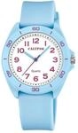 CALYPSO Analog, Modell f&uuml;r Kinder, COR.AZCL.ESF. Wei&szlig;, Marke K5833/4, blau, Riemen