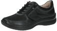 CAPRICE Comfort Damen Sneaker flach mit Rei&szlig;verschluss Freizeit, Schwarz (Black