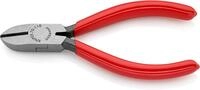 KNIPEX Seitenschneider auf SB-Karte mit Kunststoff &uuml;berzogen schwarz atramentiert