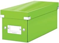 Leitz Click & Store WOW schmale Aufbewahrungsbox mit Deckel, Box zur CD...
