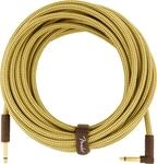 Fender Deluxe Instrumentenkabel, 7,62 m, gerade/abgewinkelt, Tweed