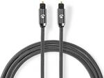 Nedis Optisches Audiokabel Toslink Stecker | Toslink Stecker | 5.00 m | Rund 