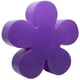 8 seasons design Solar Blume 40 cm Shining Flower (Violett) LED warmwei&szlig;,