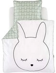 Tr&auml;umeland TT18102 Bettw&auml;sche Kuschelhase 100/135 + 40/60, mehrfarbig