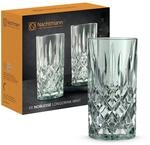 Nachtmann 2-teiliges Longdrinkgl&auml;ser Set, 395 ml, Mintgr&uuml;n, Noblesse, 105712,