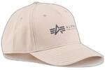 Alpha Industries Alpha Cap Unisex Basecap Jet Stream White