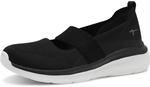 Tamaris Comfort Damen Ballerinas Elastisch Vegan, Schwarz (Black), 39 EU