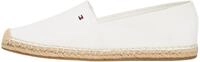 Tommy Hilfiger Damen Espadrilles Flag Canvas mit Logo, Wei&szlig; (Ecru), 41