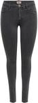 ONLY Damen Onlrain Life Reg Skinny DNM Noos Jeans, Dark Grey Denim, L / 34L EU