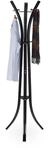 Relaxdays Garderobenst&auml;nder, Stabile Standgarderobe aus Metall f&uuml;r Jacken, 175 cm