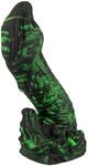 Beasty Cocks Lizard Peak Dildo Schwarz/Gr&uuml;n 5,5 cm
