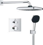 GROHE Precision 250 - Duschsystem (250mm Kopfbrause mit 1 Strahlart, Handbrause 2 GROHE Precision 250 - Duschsystem (250mm Kopfbrause mit 1 Strahlart, Handbrause 2