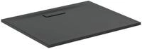 Ultraflat New Duschwanne, rechteckig, 100 x 80 cm, Schwarz Seide