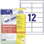 AVERY Zweckform 4781-65 Adressaufkleber (600 plus 180 Klebeetiketten extra,...