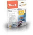 Peach Laminierfolien A5-125 Mic - 100 Pouches - Matt - Beschreibbar -