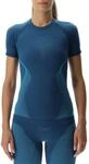 UYN U100044 EVOLUTYON UW SH_SL T-Shirt Women's Poseidon Blue/Peacock533/Peacock533 M