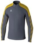 Erima Unisex Kinder EVO Star Trainingstop (1262405), Slate Grey/gelb, 152