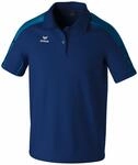 Erima Herren EVO Star Polo Shirt (1112411), New Navy/Mykonos Blue, 3XL