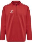 hummel Core Xk Half Zip Poly Sweatshirt Kids rot, 12 (152) Kinder