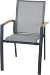 Stapelsessel Velia matt anthrazit 61,5x56x87 cm