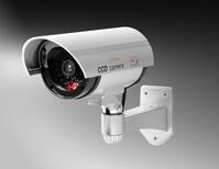 Technaxx TX-18 CCD-Kamera-Attrappe (3x Schrauben, 3x D&uuml;bel), (B x H x T) 80 x 170 x