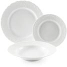 Excelsa Geschirr 18er Set Wei&szlig;