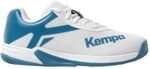 Kempa Unisex Kinder Wing 2.0 Junior Sport-Schuhe, Wei&szlig; Deep Blau, 31 EU