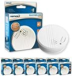 6X Nemaxx FL2 Rauchmelder - hochwertiger Rauchwarnmelder nach EN 14604 mit sensibler
