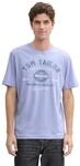 Tom Tailor Herren T-Shirt aus Baumwolle mit Logo-Print