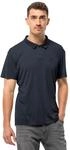 Jack Wolfskin Herren PIKEH Polo M T-Shirt, Night Blue, L