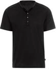 TRIGEMA T-Shirt mit Knopfleiste Deluxe Baumwolle