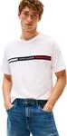 Tommy Hilfiger Herren T-Shirt Kurzarm Rundhalsausschnitt, Wei&szlig; (White), XS