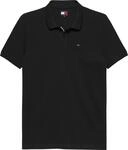 Tommy Jeans TJM Slim Placket Polo EXT S/S Polo Men's, Black (Black), S