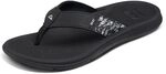 Reef Zehentrenner Sandale Santa Ana Black/White EU 42.5 (Woman)