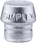 Simplex Einsatz, Weichmetall, silber | D=30 mm | 3209.030