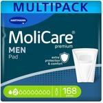 MoliCare MEN Pad 2 Tropfen Diskrete Inkontinenzeinlagen f&uuml;r M&auml;nner, Schutz bei