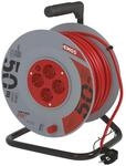 EMOS - Kabeltrommel 50m - 4 Schuko-Steckdosen - 230 V, 16 A, 3680 W -...