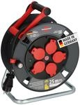 Brennenstuhl Professional Kabeltrommel 300 KU 2200 (25m Kabel in schwarz, aus